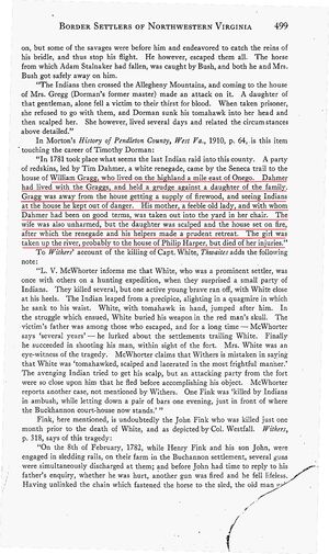 William Gregg in The border settlers of northwestern Virginia Page 499
