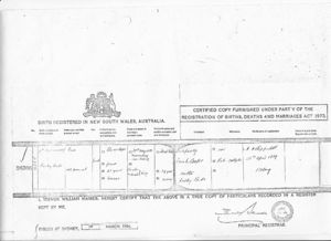 Eva Cooper - birth certificate