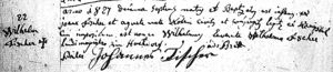 1827 Wilhelm Fischer (1) Birth Record
