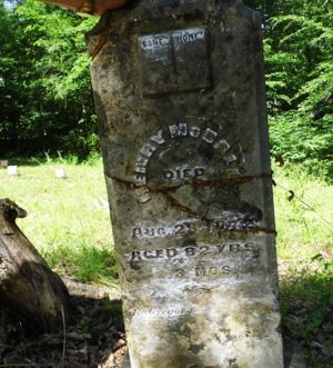 Henry McCauley tombstone on 