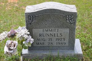 Emmitt Runnels - Headstone