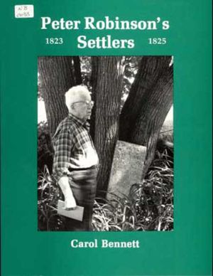 Book: 'Peter Robinson's Settlers' 