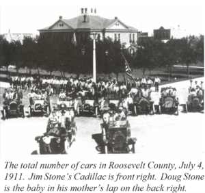 First automobiles in Roosevelt County