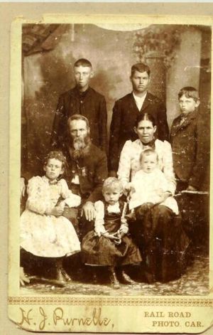 John Ulysses Frankenbery and family