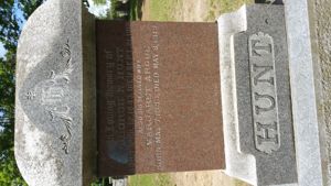 Headstone of George N. Hunt.