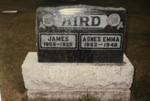 James Hird and Agnes Emma