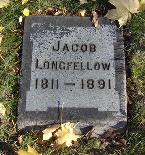 Footstone for Jacob Longfellow