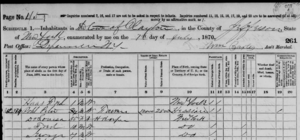 US Census 1870, Clayton, Jefferson, New York: Fred Haas