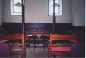 Interior of Settle Meeting House