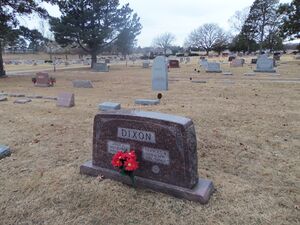 John and Frances Dixon gravestone