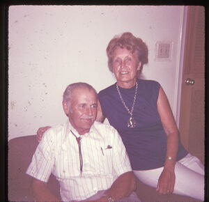 Tommy and Genera Haley visiting her sister Dorothy Reece Campbell