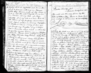 will of Jeremiah Shelton page 1of 2 Kentucky, Wills and Probate Records, 1774-1989 Butler Wills, Vol A-B, 1813-1973