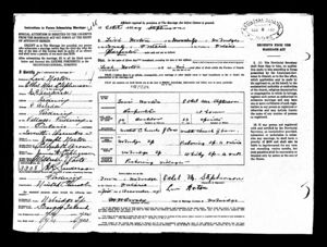 Levi Norton Marriage Record