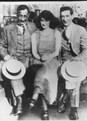 Herman with daughter Frances and son Samuel Berenberg