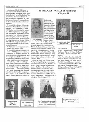 Brooks Family of Pittsburgh Chapter II, p.3