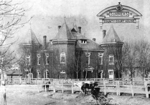 1st Summers County Courthouse 1876