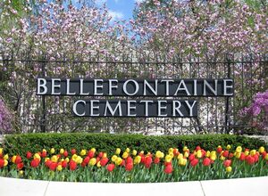 Bellefontaine Cemetery - Ella Wyman burial location