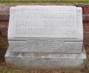 John Hamilton --grave