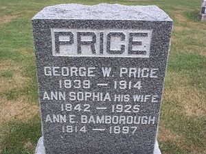 George & Ann Price Headstone