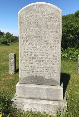 Monument to Founding Fathers of Nantucket