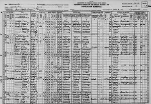 U. S. Census, 1930:  Household of Pete Hegg
