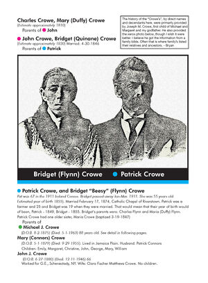 Bridget (Flynn) Crowe and Patrick Crowe
