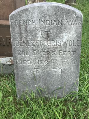 Ebenezer Griswold Gravestone