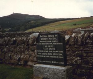 Grave of Andrew Mackay and his wife and daughter, Golspie