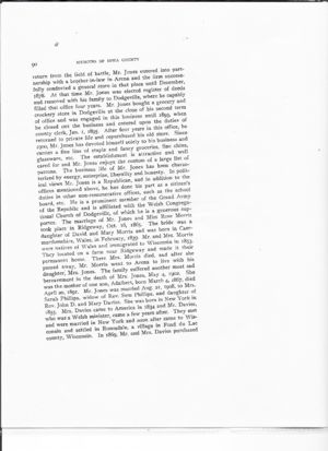 Vol II Memoirs of Iowa County - Biographical, pages 89-91