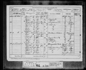 Census 1881 Moses George Sturgess family