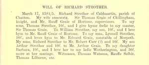 Will of Richard Strother