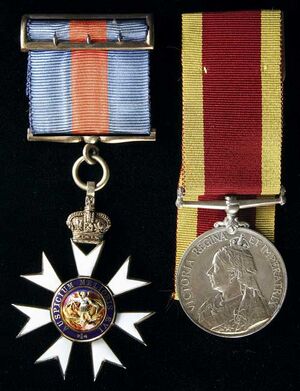The Most Distinguished Order of St Michael and St George (CMG); China War Medal 1900.