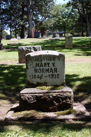 Mary Virginia (Dalton) Norman Headstone