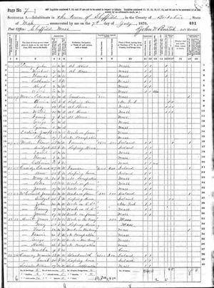 1870 US Census: Sheffield, MA p. 7