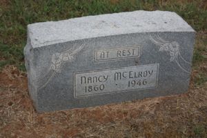 Nancy Morgan McElroy Poage Cemetery Caddo Oklahoma Source Find A Grave