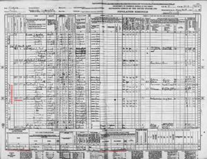 Mayme & Elmer Blevins + Joe Barker 1940 Census