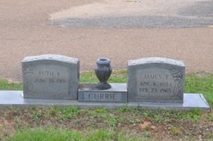 Ruth & James Currie - Headstone