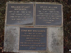 Bruce, Edna & Wallace MacQueen