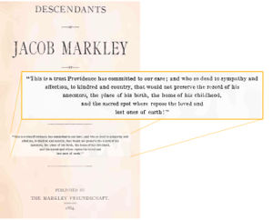 Descendants of Jacob Markley