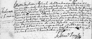 1777 Church Baptism Record