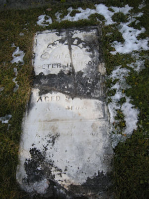 Elizabeth Snow Jenison headstone