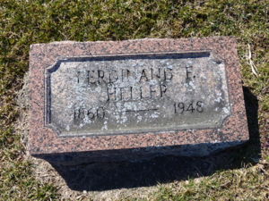 gravestone Ferdinand Heller