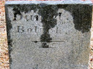 Daniel Bolick Grave (Miller's Lutheran Church)