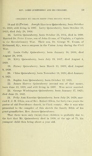 1897-Genealogical Memoranda of the Quisenberry Family and Other Families, Including the Names of Chenault by Quisenberry, Anderson Chenault p. 59