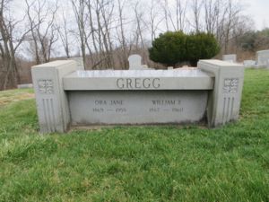 William Thomas Gregg gravestone