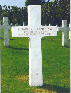 Charles L. Langham Headstone