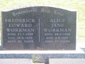 Alice and Frederick Workman