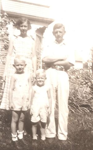 Annie (Suhr) and John Holst with sons Irvin and John