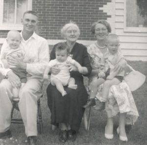 Harriet Ida and three generations