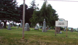 Oakland Cemetery Sign